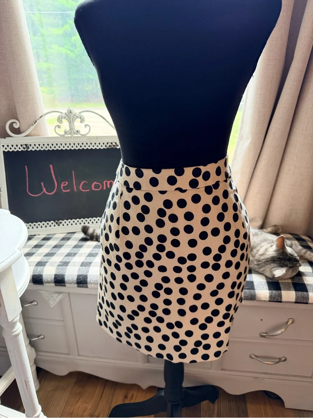 J. Crew mini polka